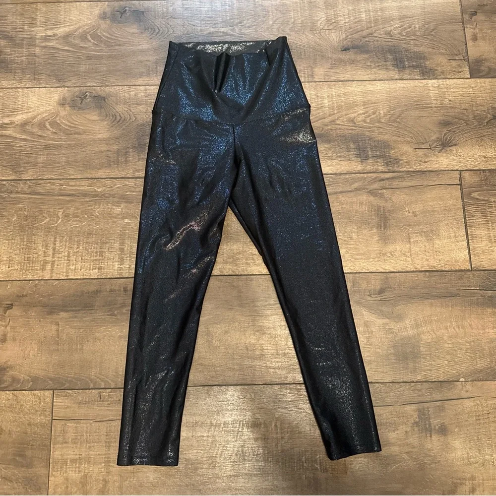Emily Hsu Designs Shimmer Black Leggings - Picture 2 of 7